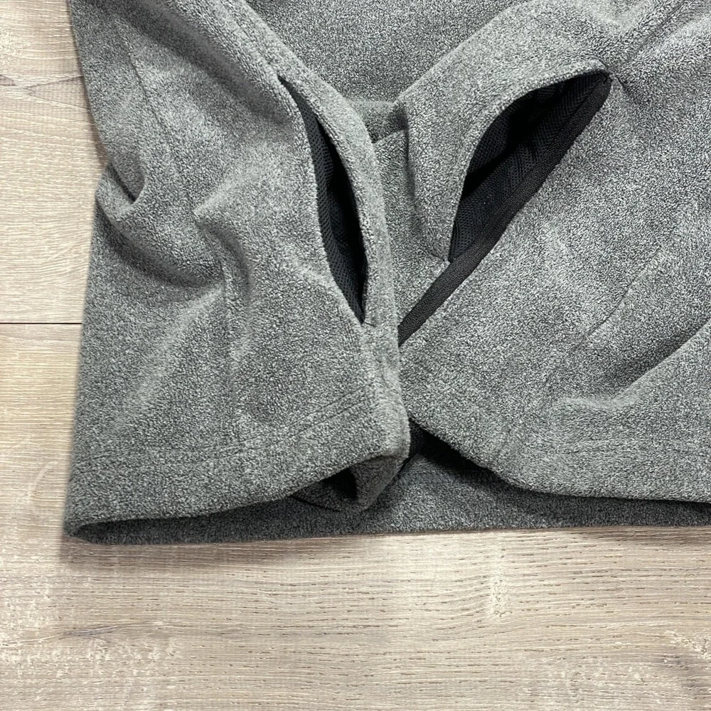 Nike Dri-Fit Pullover Womens Tunic L Gray Fleece‎ Mock Neck AQ4690 Athletic Top